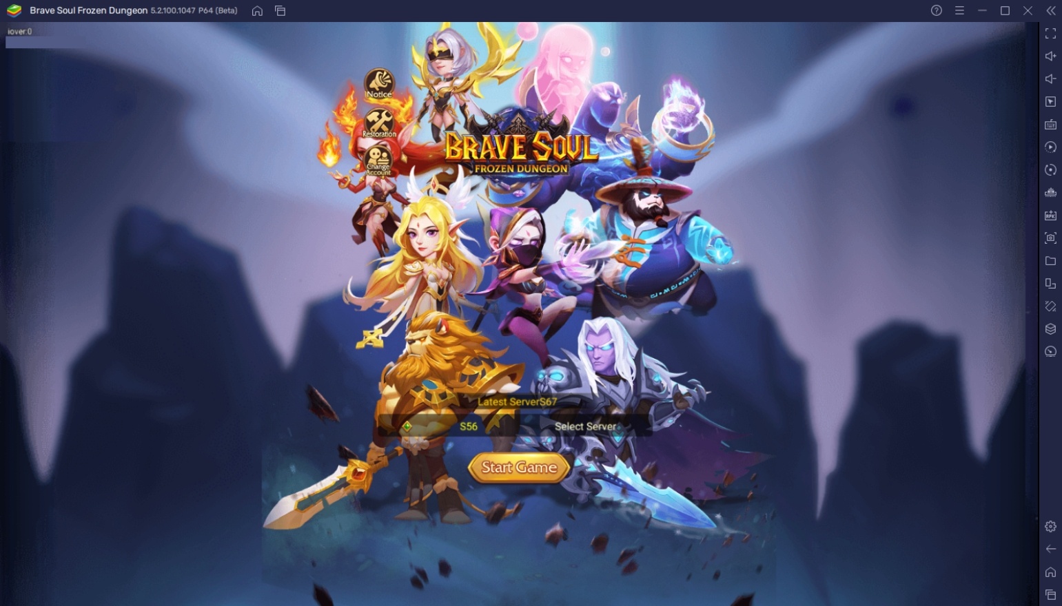 How to Play Brave Soul: Frozen Dungeon on PC with BlueStacks