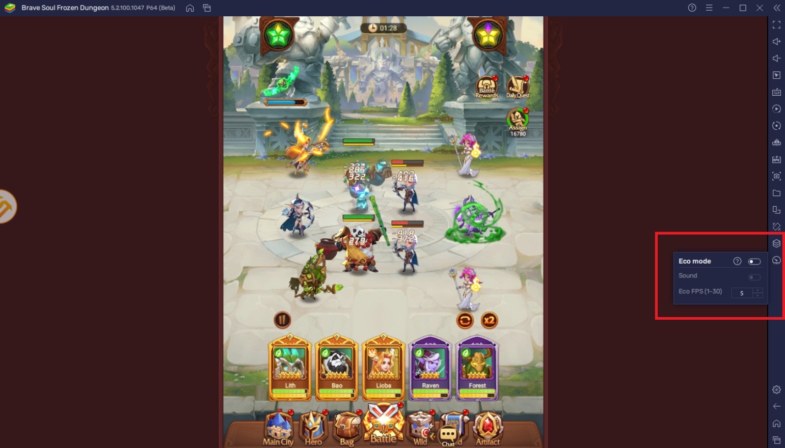 How to Play Brave Soul: Frozen Dungeon on PC with BlueStacks