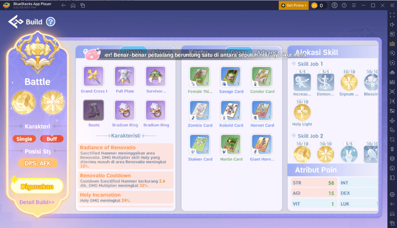 Panduan Build Ragnarok: The New World – Cara Memilih Build Terbaik untuk Setiap Job