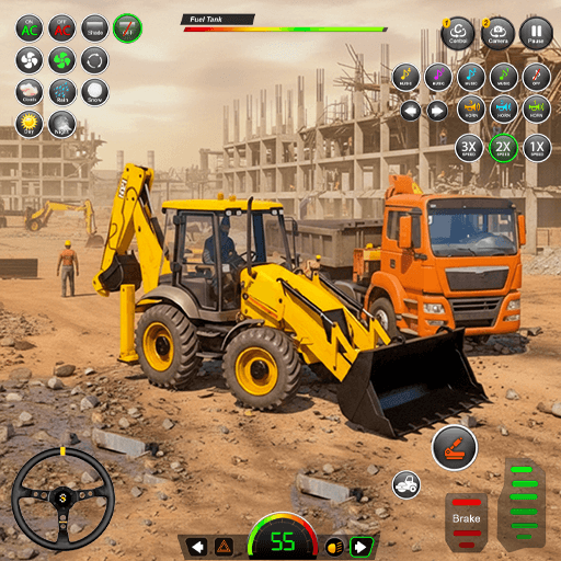 US Construction Jcb Game