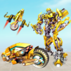 Grand Robot Bike Transform City Attack