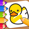 Baby Coloring games for kids with Glow Doodle