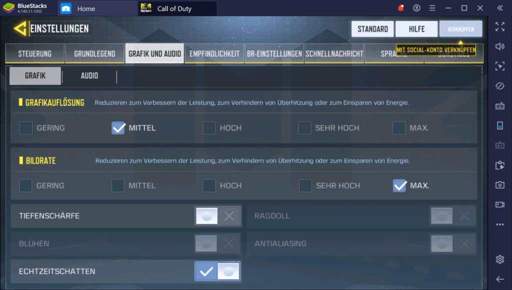 Call of Duty Mobile auf dem PC spielen Die besten Einstellungen für CoD Grafik, Gameplay und