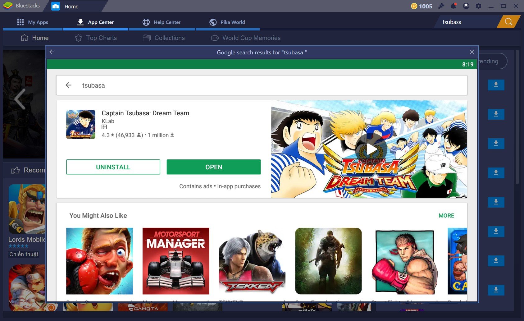 Captain Tsubasa: Dream Team - Game hay mùa World Cup 2018 để chơi cùng BlueStacks