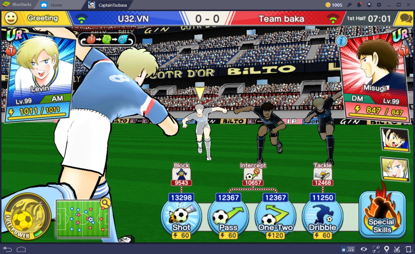 Captain Tsubasa: Dream Team - Game hay mùa World Cup 2018 để chơi cùng BlueStacks