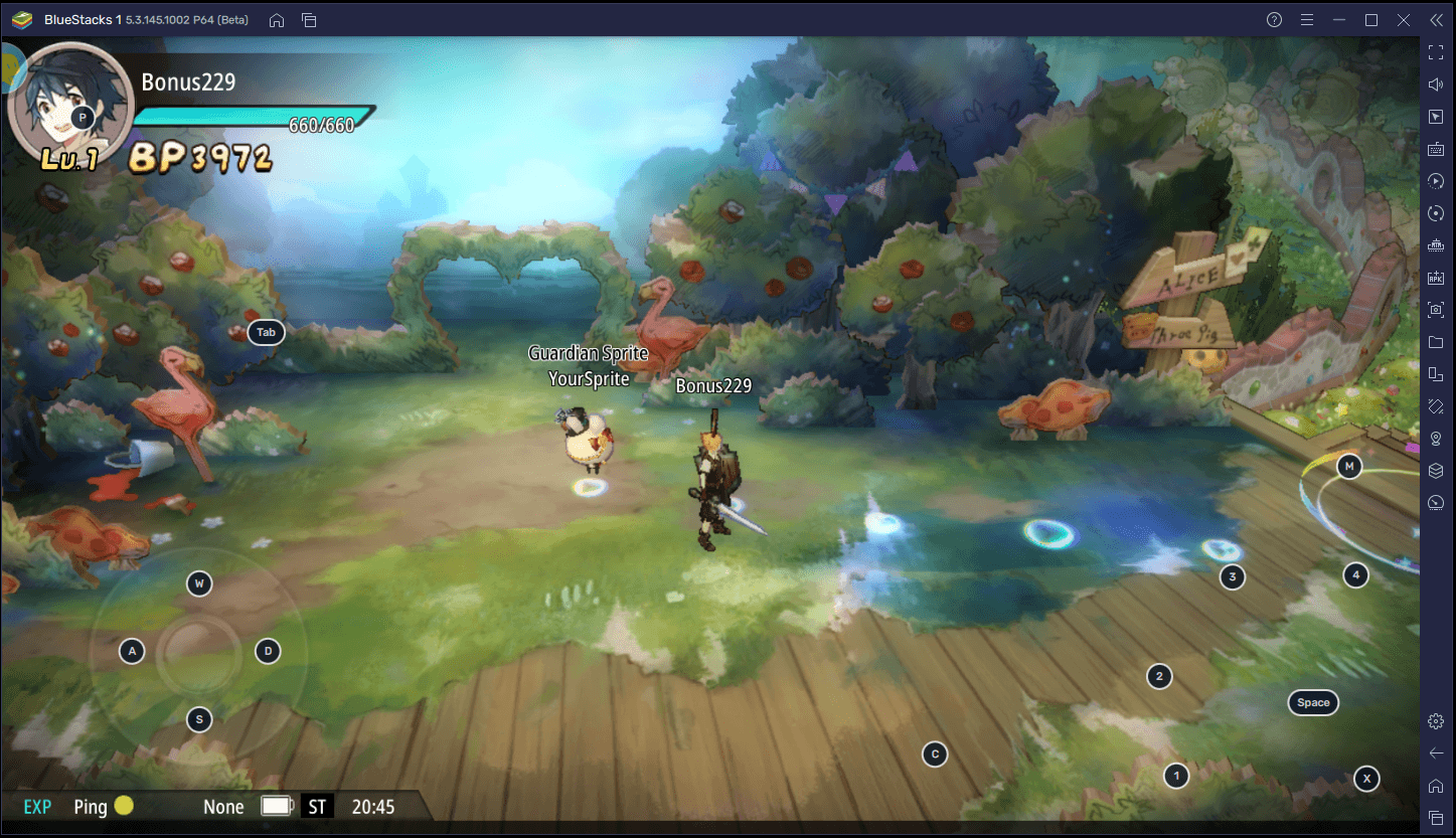 Cara Bermain Sprite Fantasia MMORPG via BlueStacks di PC!