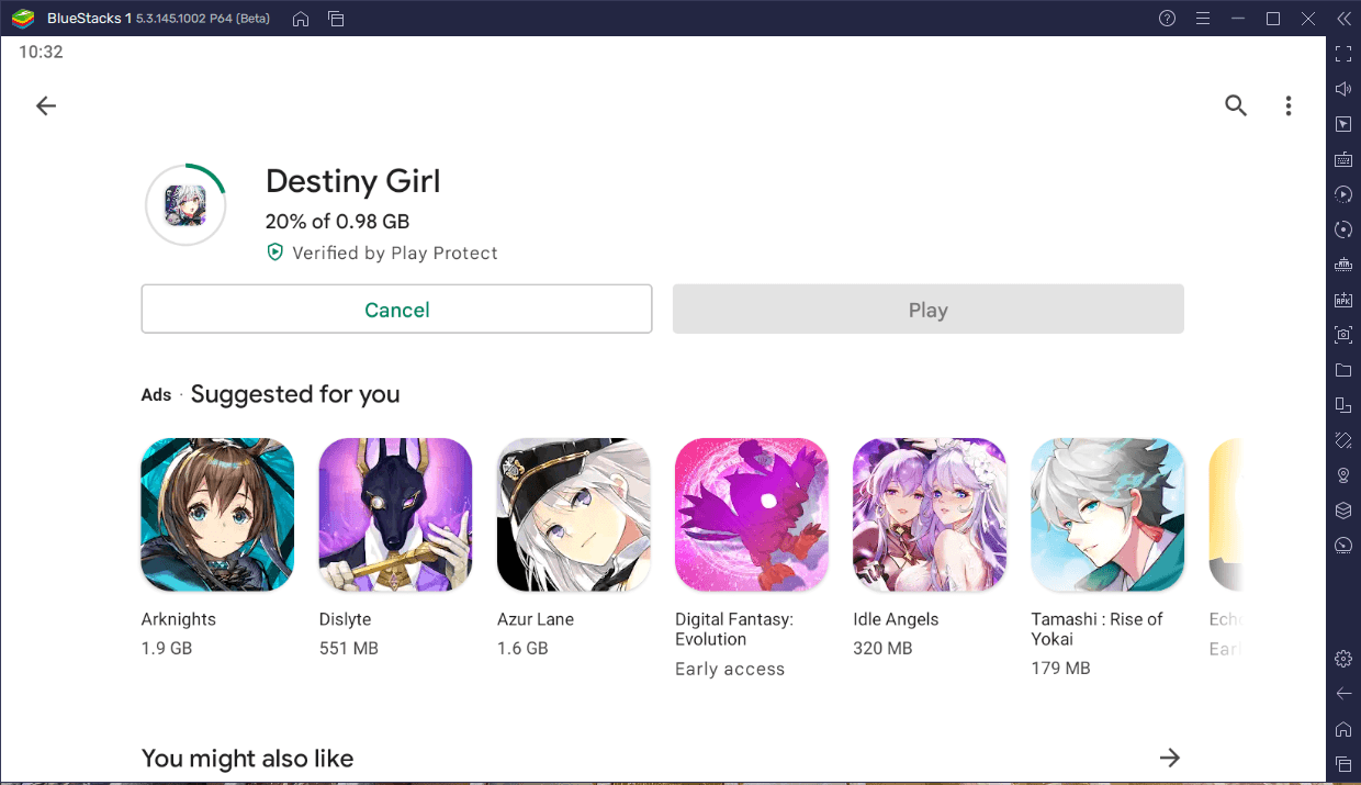 Cara Bermain Destiny Girl di PC dengan Bluestacks !