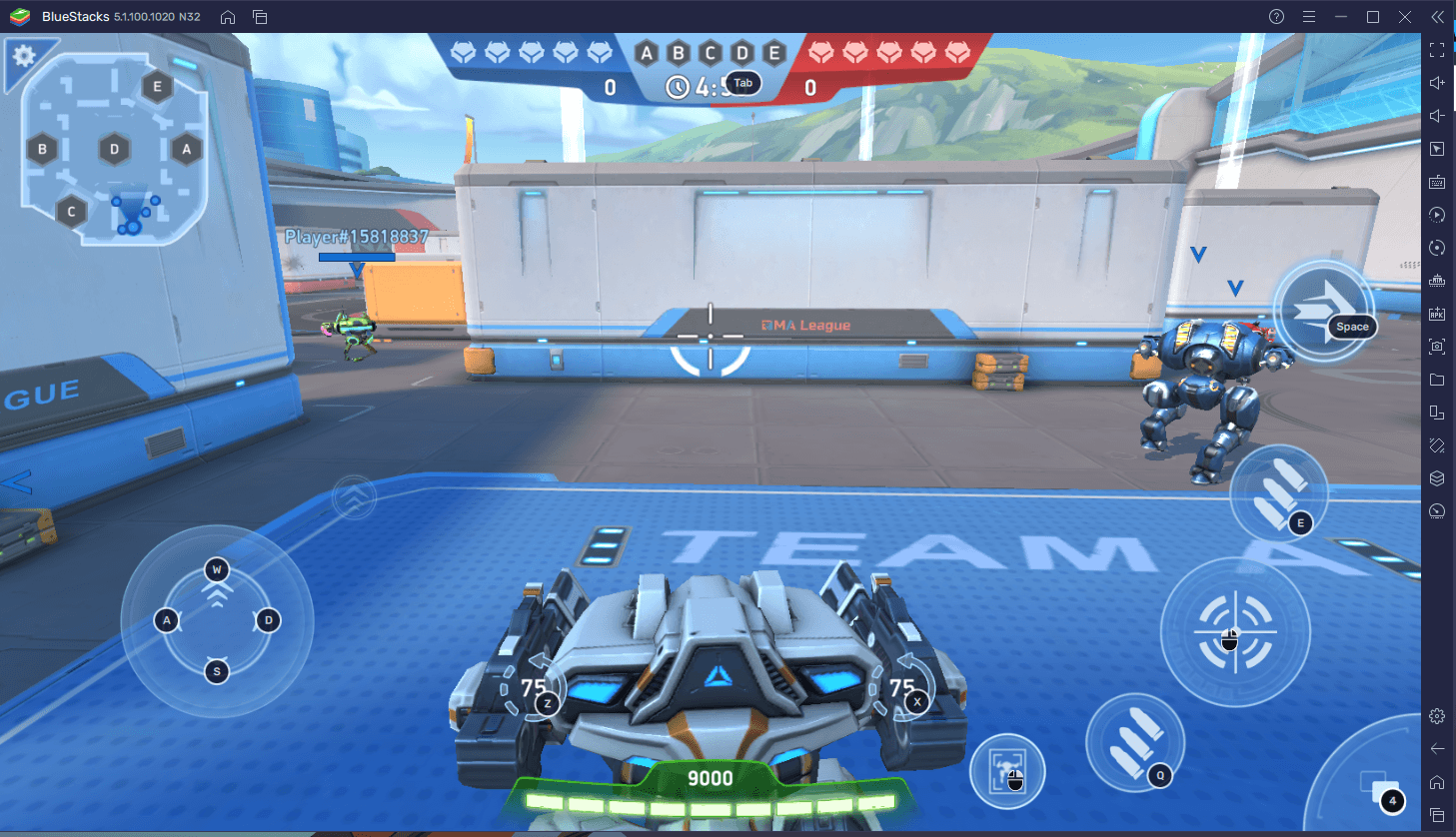 Cara Bermain Mech Arena: Robot Showdown via BlueStacks di PC!