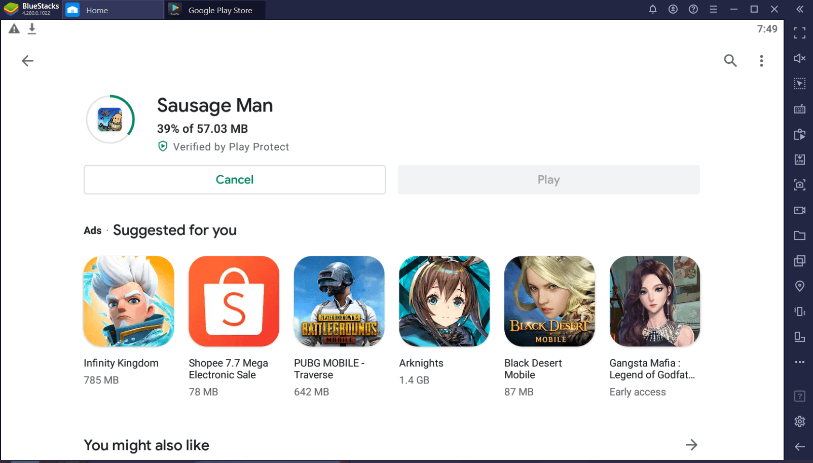 Cara Bermain Sausage Man via BlueStacks di PC!