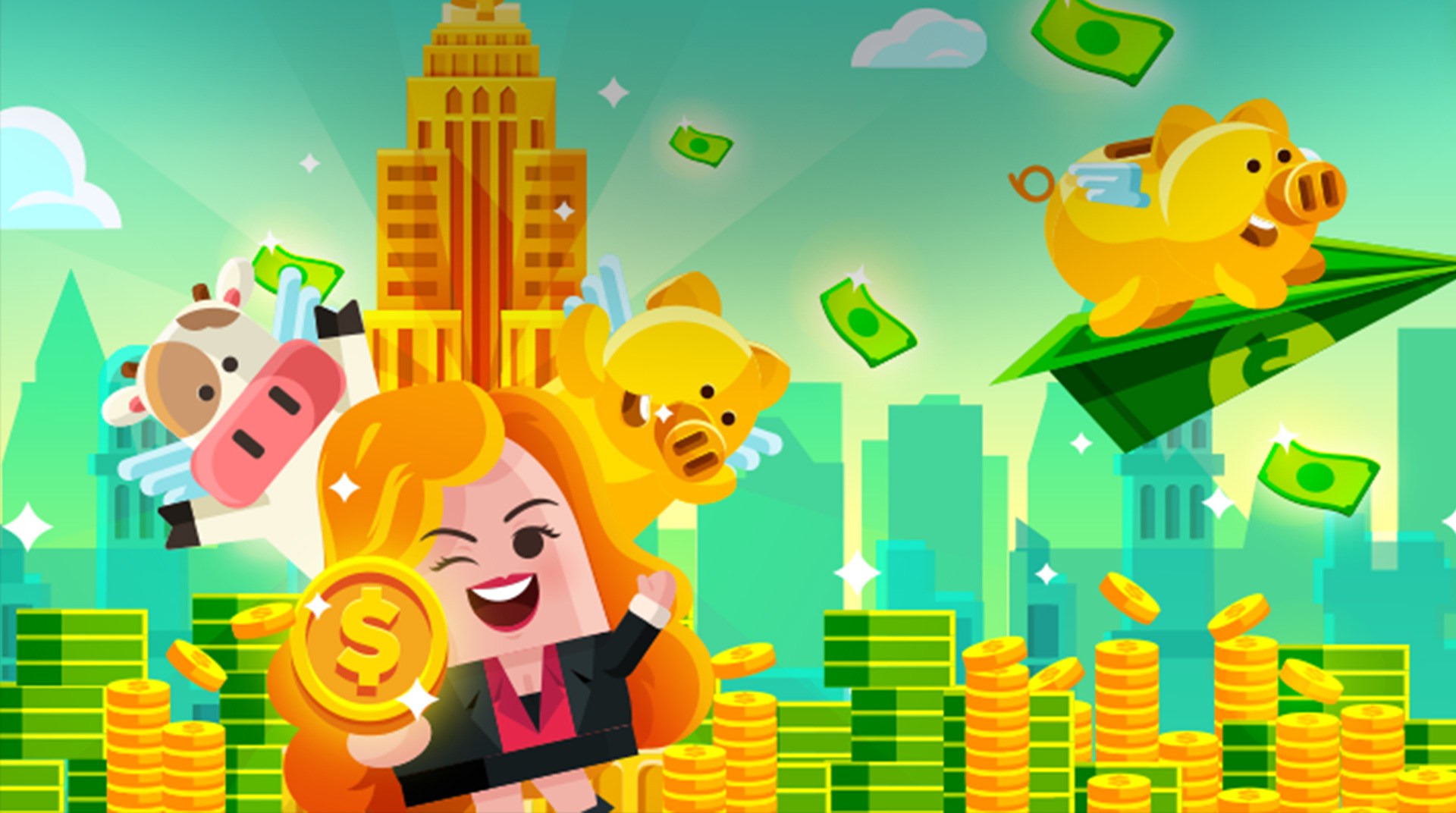 Download & Play Cash, Inc. Money Clicker Game & Business Adventure on PC &  Mac (Emulator)