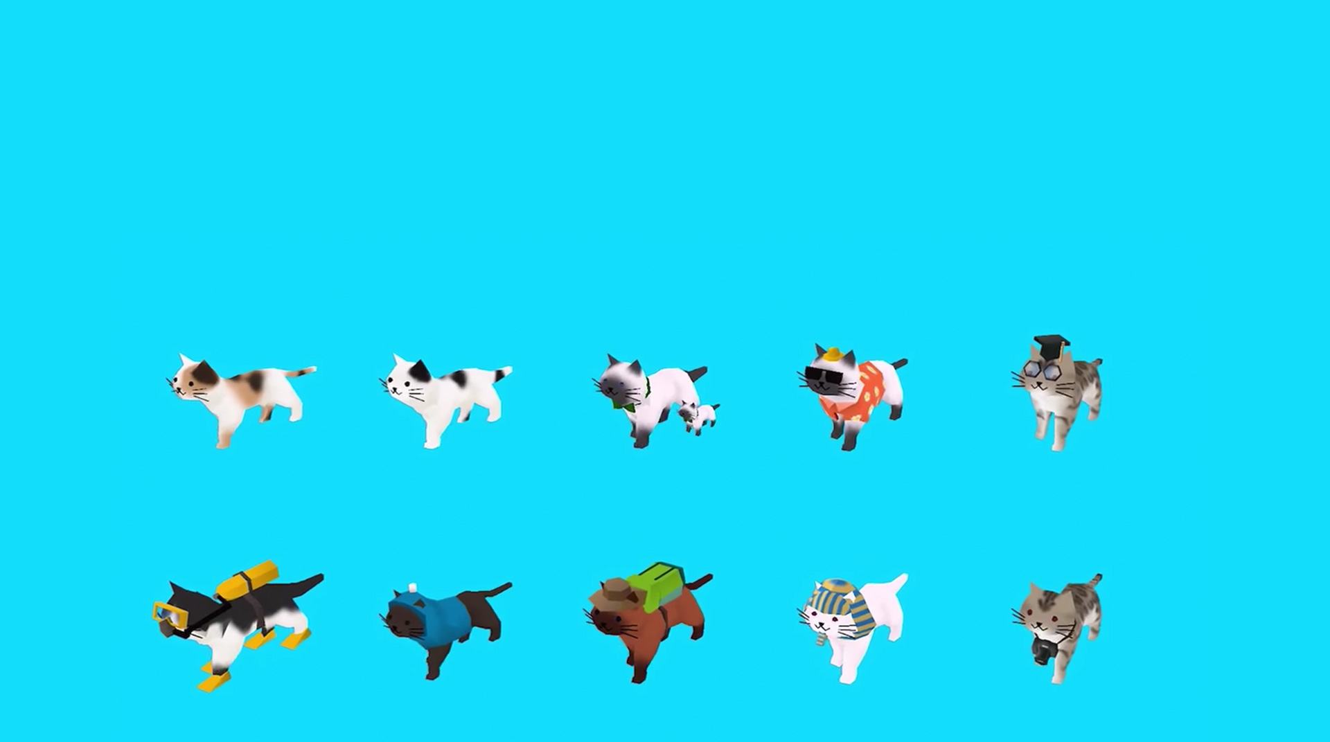 고양이와 상어: 귀여운 3D 방치 육성 게임
