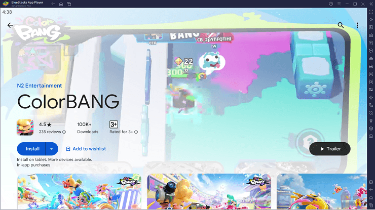 Cara Bermain ColorBANG di PC dengan BlueStacks