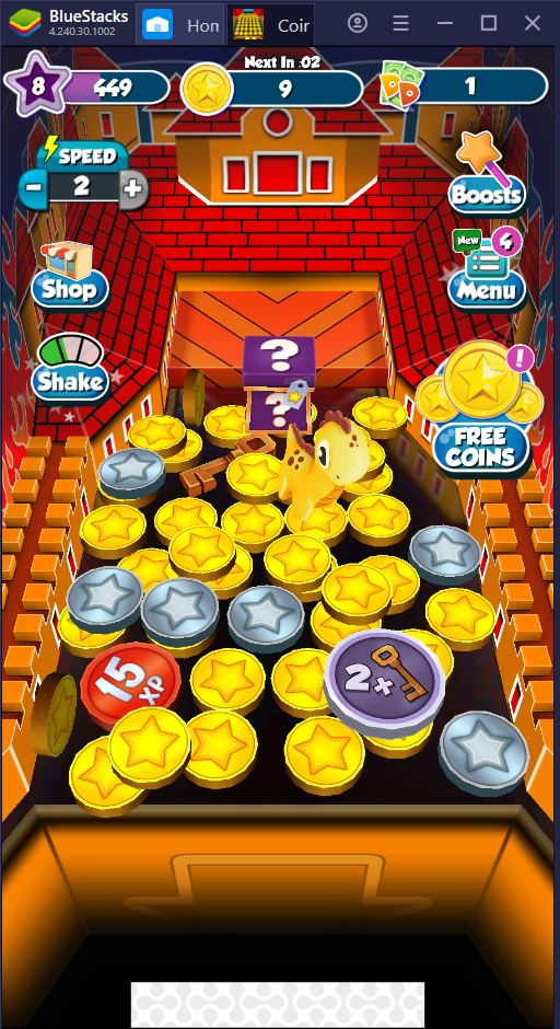 coin dozer online game circus