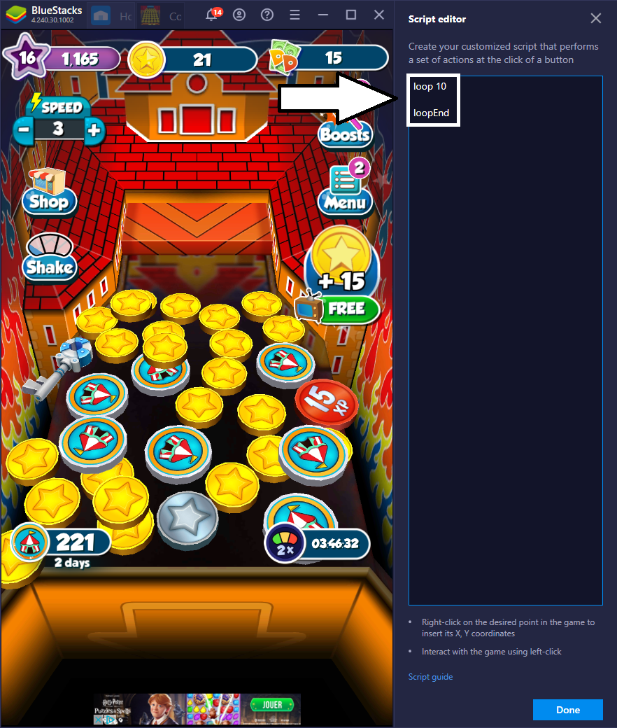 How to Use Scripts & Macros to Play Efficiently Coin Dozer: Sweepstakes