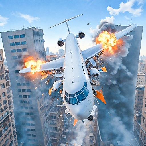 Airplane Crash Flight Landing