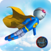 Flying Hero Stickman : Stickman Rope Hero Games