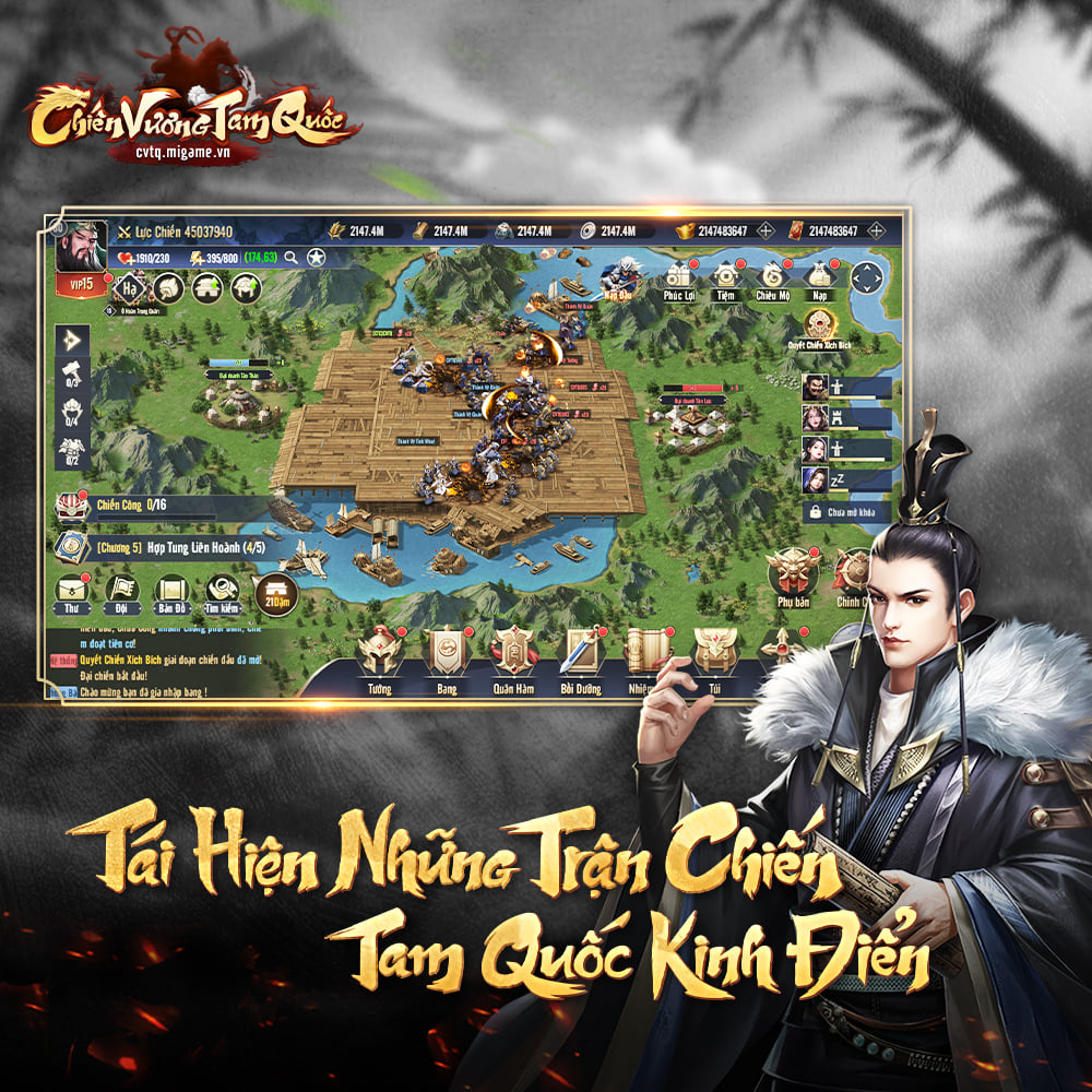 Chiến Vương Tam Quốc: Game mobile chiến thuật sắp phát hành