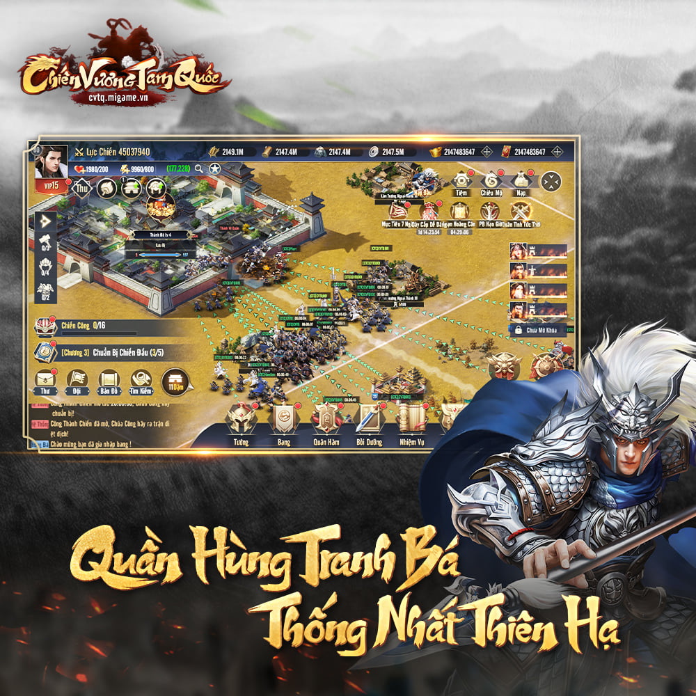 Chiến Vương Tam Quốc: Game mobile chiến thuật sắp phát hành