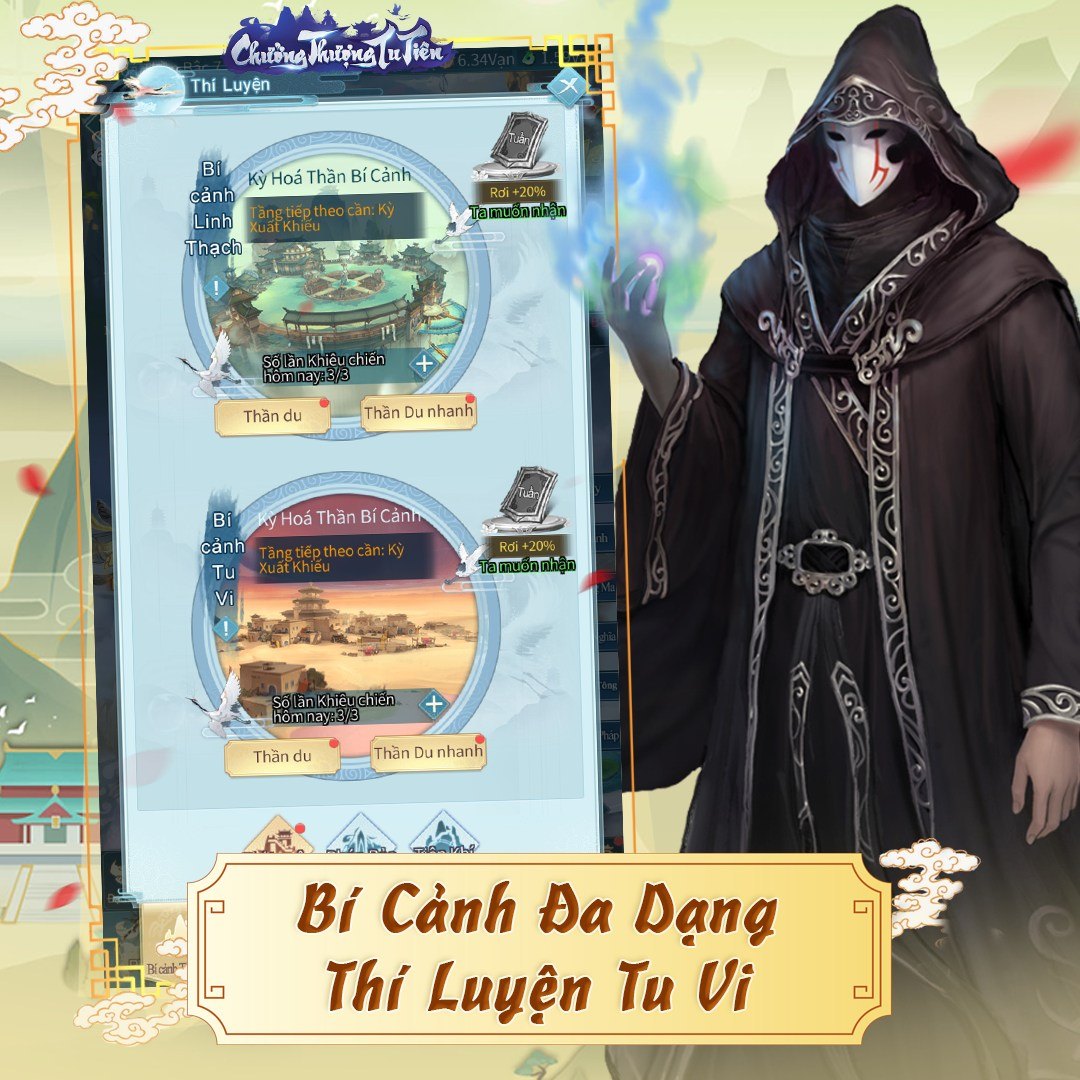 Chưởng Thượng Tu Tiên: Game mobile tu tiên sắp phát hành tháng 12/2021