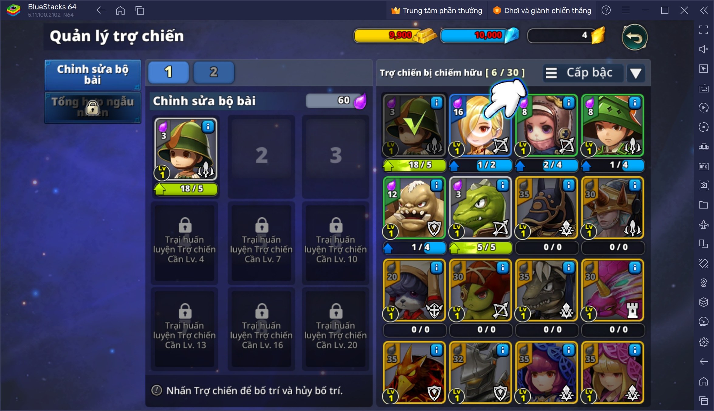 Trải nghiệm game chiến thuật ClashRow trên PC với BlueStacks