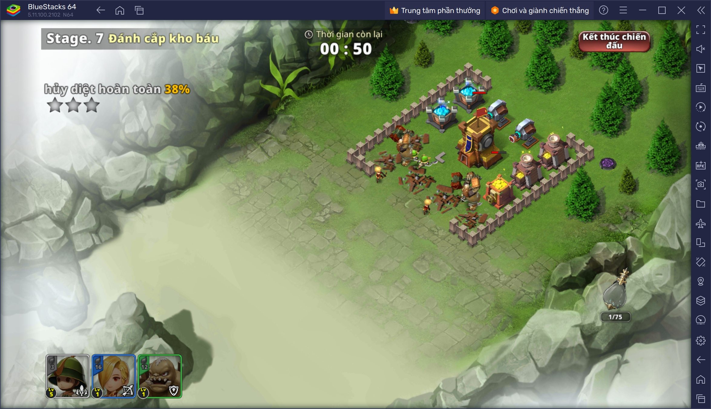 Trải nghiệm game chiến thuật ClashRow trên PC với BlueStacks