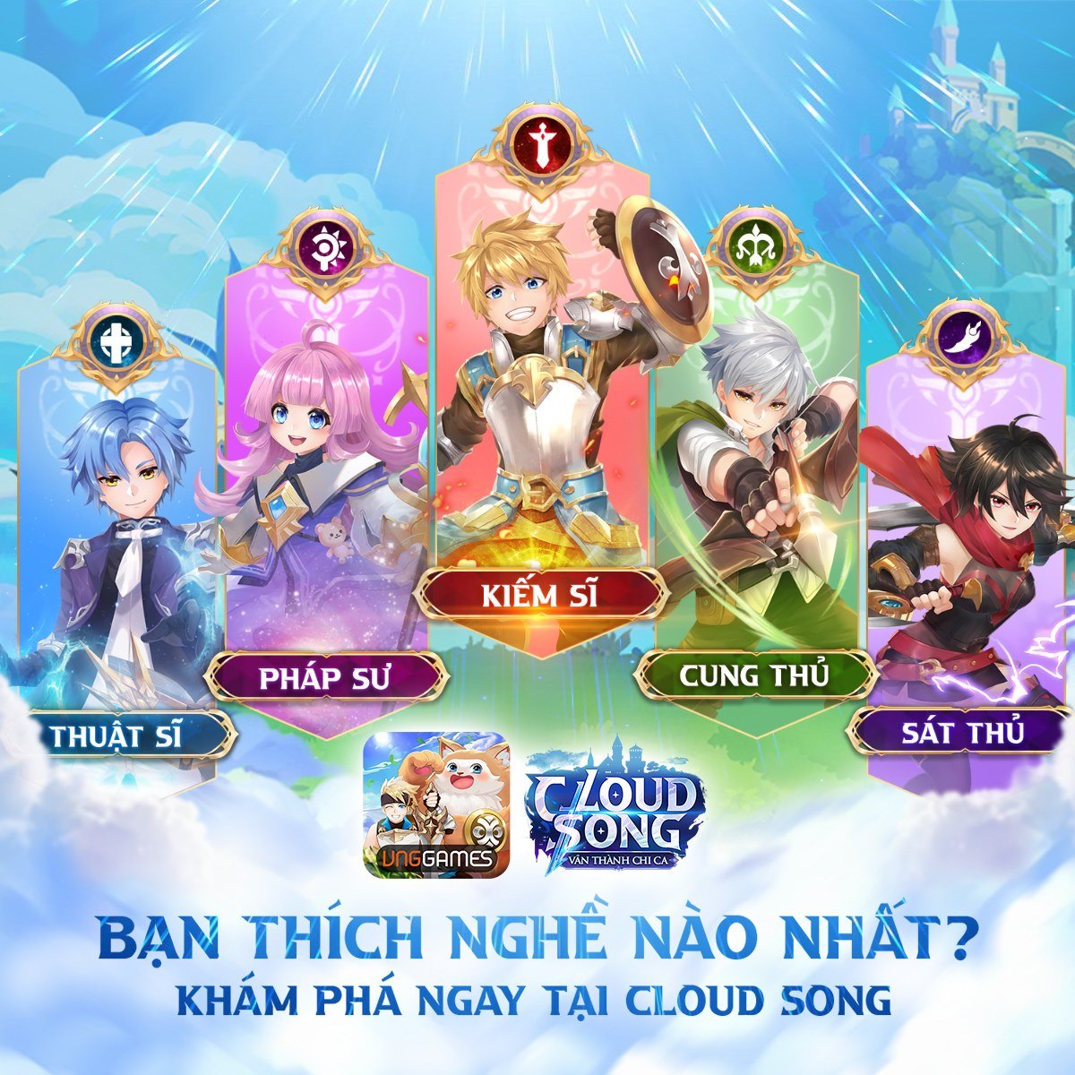 Cloud Song: Điểm danh 5 loại nghề nghiệp trong game