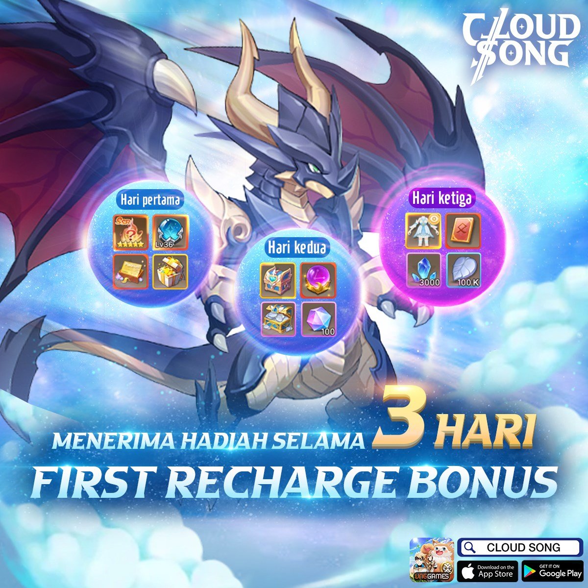 Penjelasan Event Pembukaan dan Perilisan MMORPG Mobile Cloud Song, Beserta Giftcode!