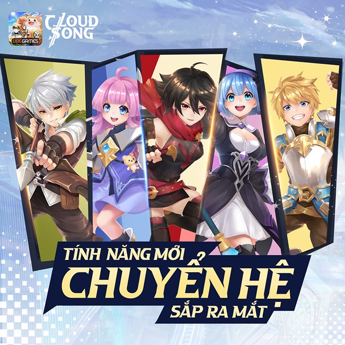 Cloud Song giới thiệu tính năng Chuyển Hệ trong bản Big Update đầu tiên