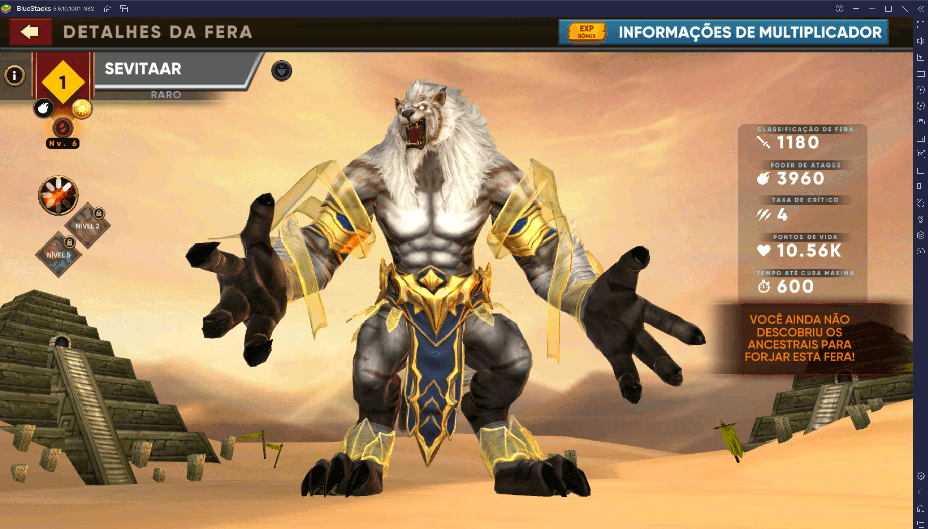 Trilha mais rápida para desbloquear as feras épicas do Tier 1 e 2 de Clash of Beasts: Tower Defense (f2p)