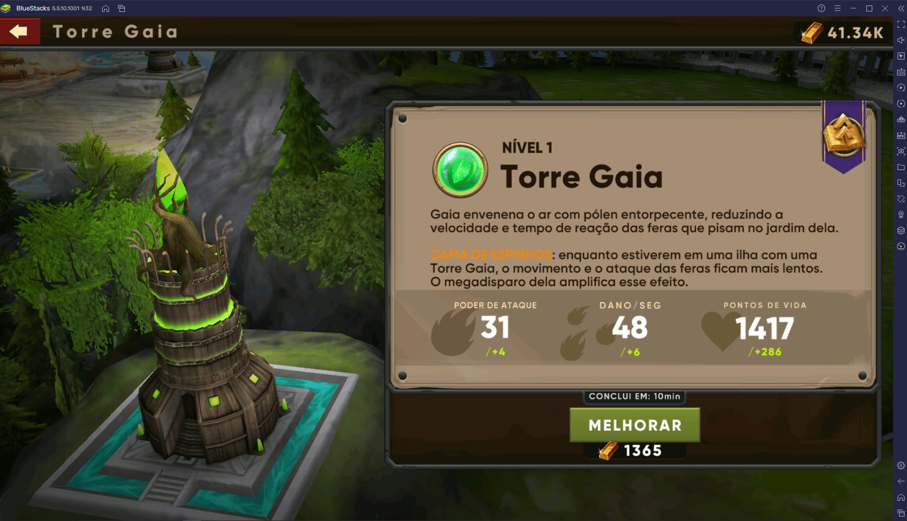 Guia de Torres e Estruturas Defensivas em Clash of Beasts: Tower Defense