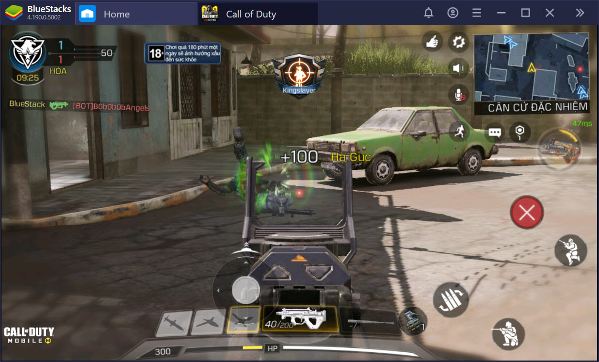 Thiết lập Game Controls, bắn Call of Duty: Mobile như game PC