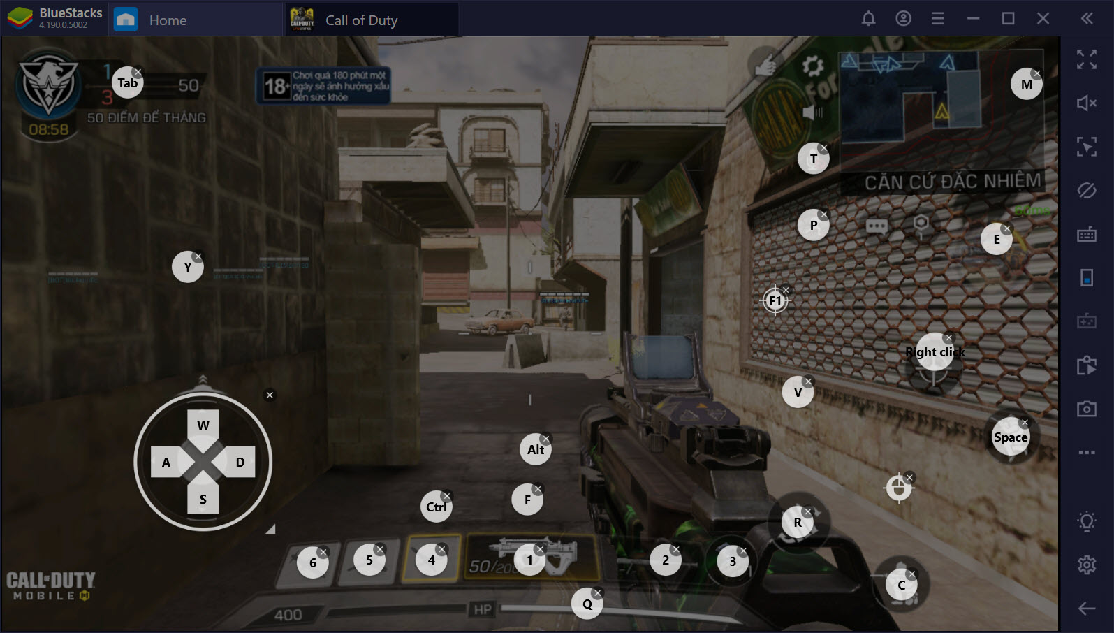 Thiết lập Game Controls, bắn Call of Duty: Mobile như game PC