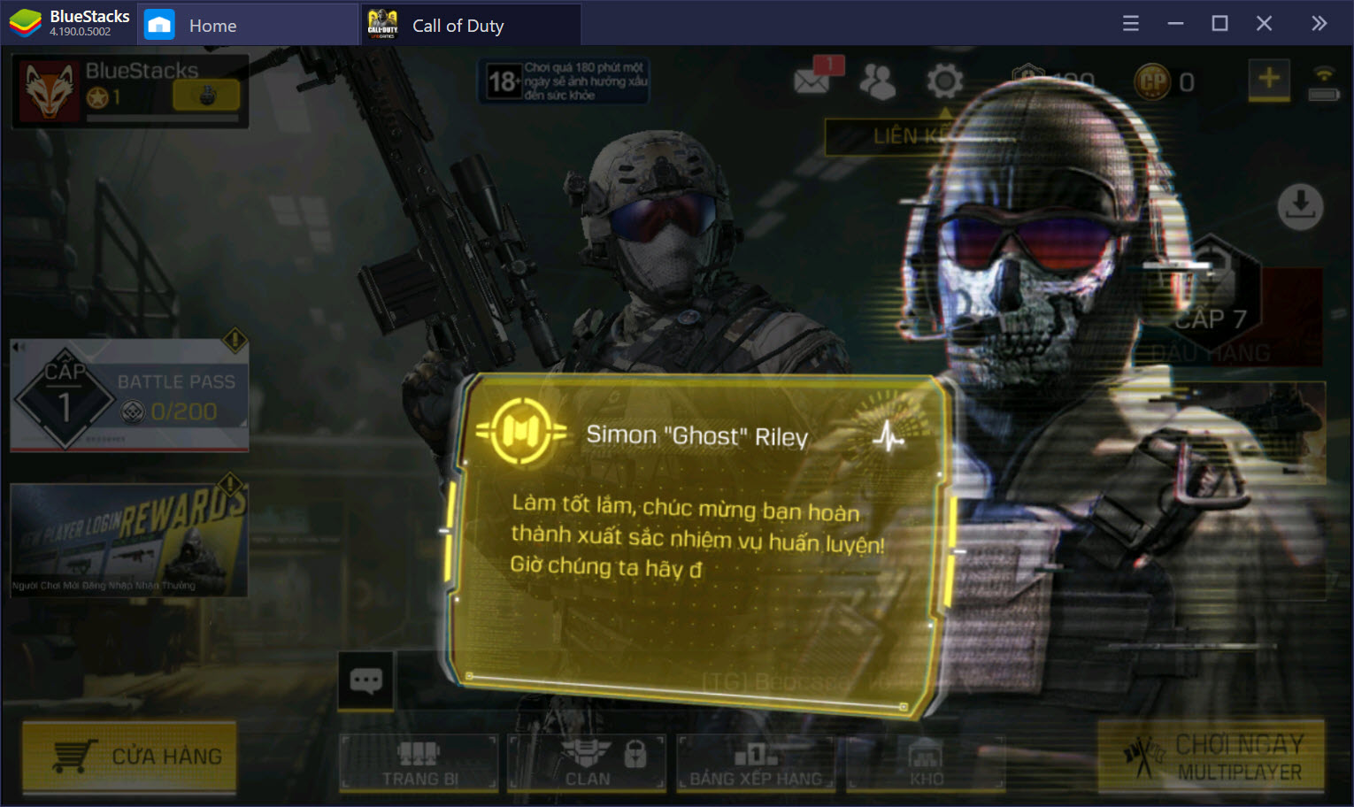 Cùng chơi “bom tấn FPS” Call of Duty: Mobile trên PC với BlueStacks