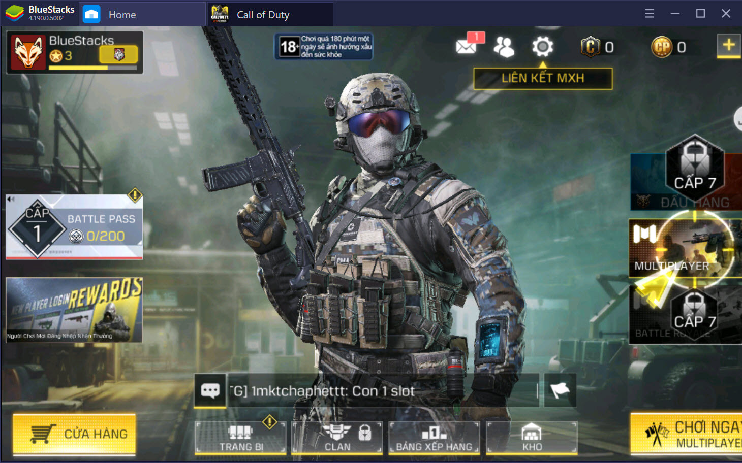 Cùng chơi “bom tấn FPS” Call of Duty: Mobile trên PC với BlueStacks