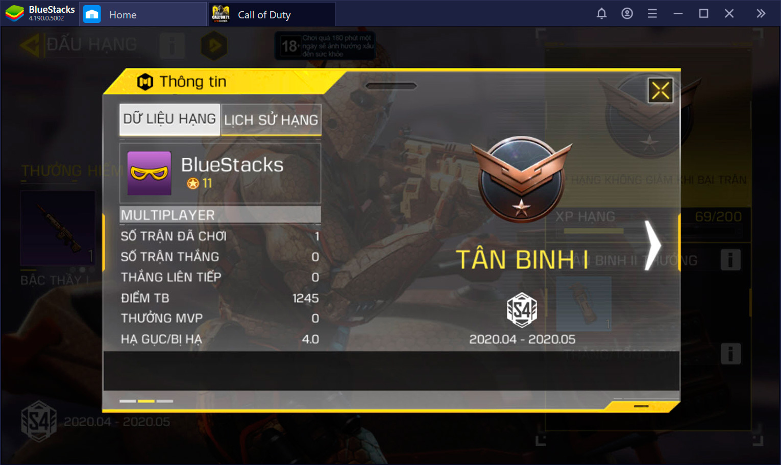 Lưu ý khi tham gia chế độ Rank trong Call of Duty: Mobile