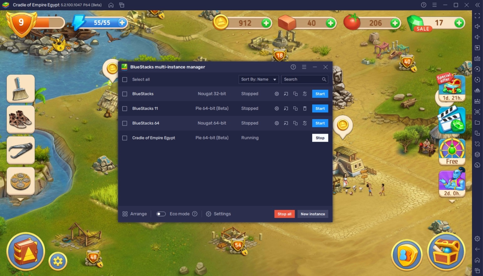 How to Play Cradle of Empire Egypt Match 3 on PC with BlueStacks