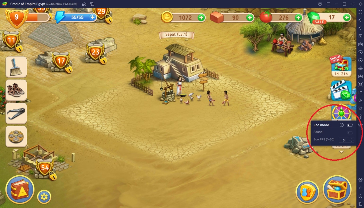 How to Play Cradle of Empire Egypt Match 3 on PC with BlueStacks