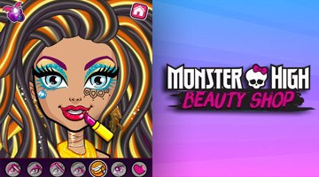 Salão de Beleza Monster High  JOGO DE MAQUIAGEM - JOGO DE SALÃO DE BELEZA  