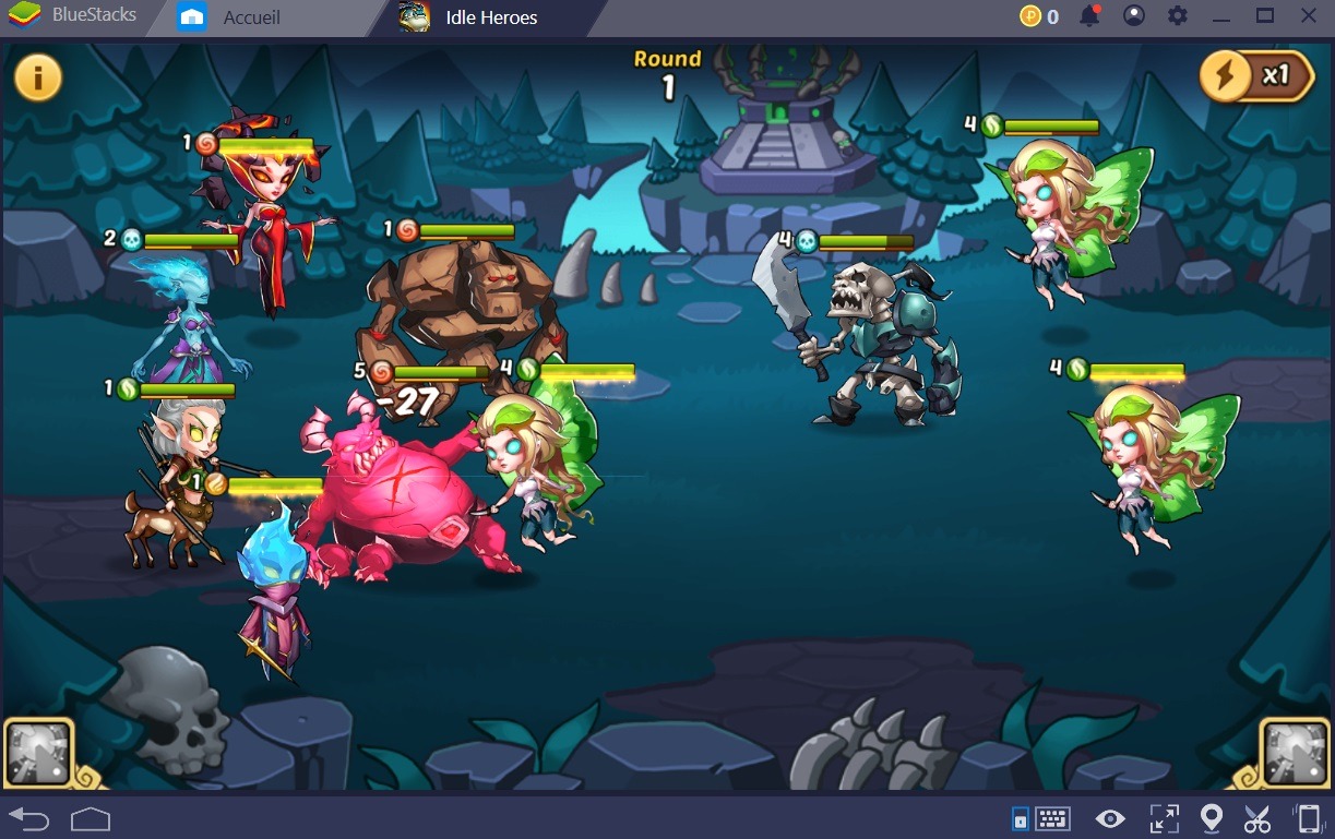 Idle Heroes : La prise en main de l’interface et votre premier combat