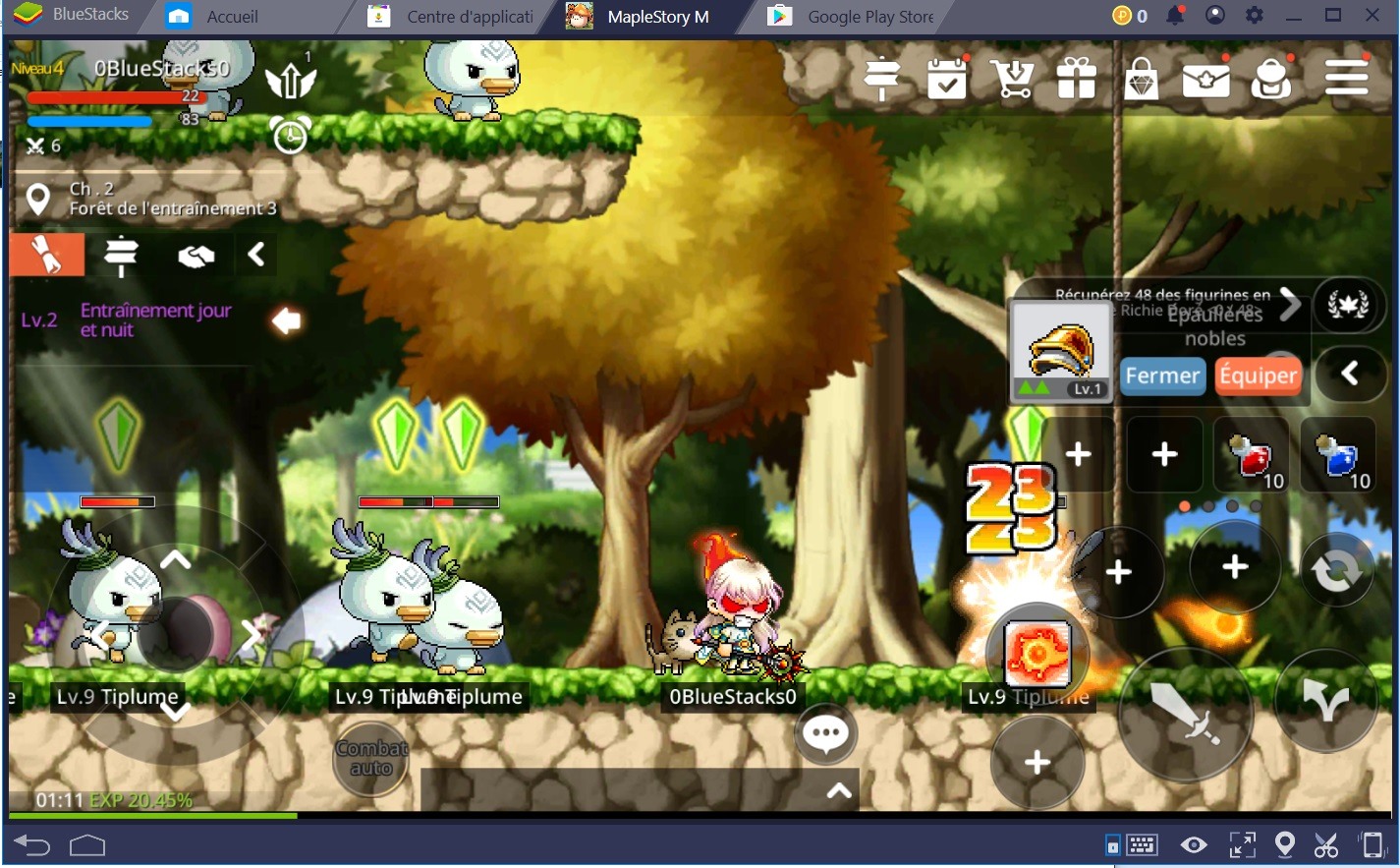 Farmez plus vite dans MapleStory M grâce au Combo Key de BlueStacks