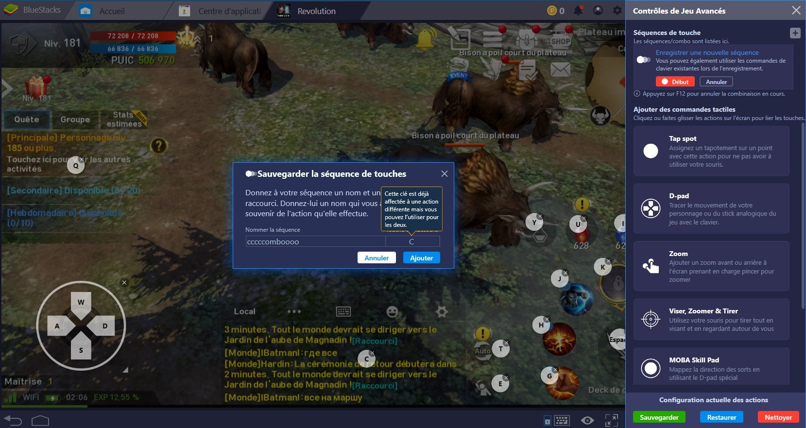 Plus de fun dans Lineage 2 : Revolution grâce au Combo Key de BlueStacks