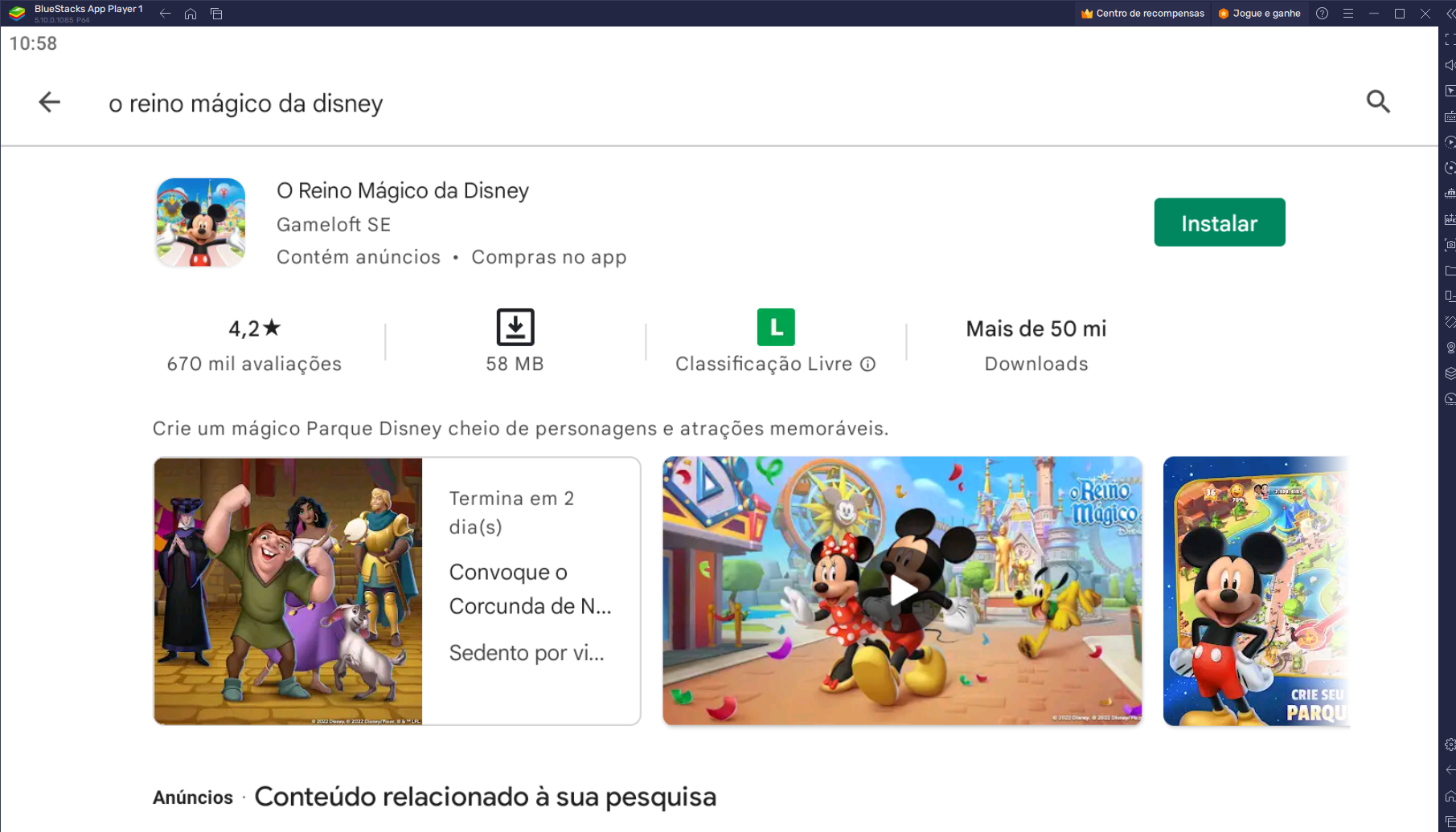 Como jogar O Reino Mágico da Disney no PC ou Mac com o BlueStacks