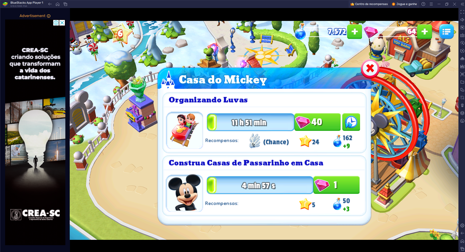 Como jogar O Reino Mágico da Disney no PC ou Mac com o BlueStacks