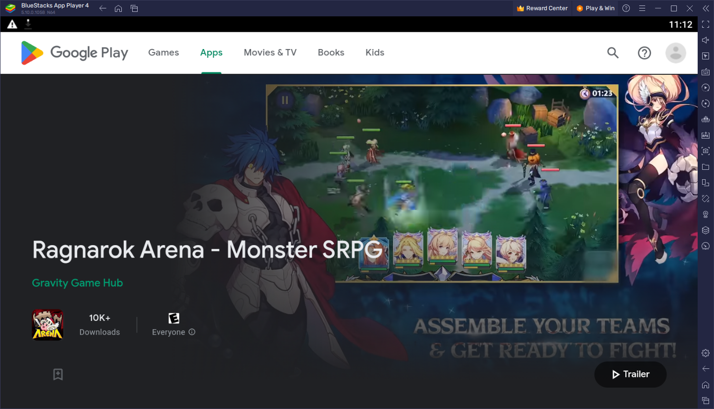 Como jogar Ragnarok Arena – Monster SRPG no PC com o BlueStacks