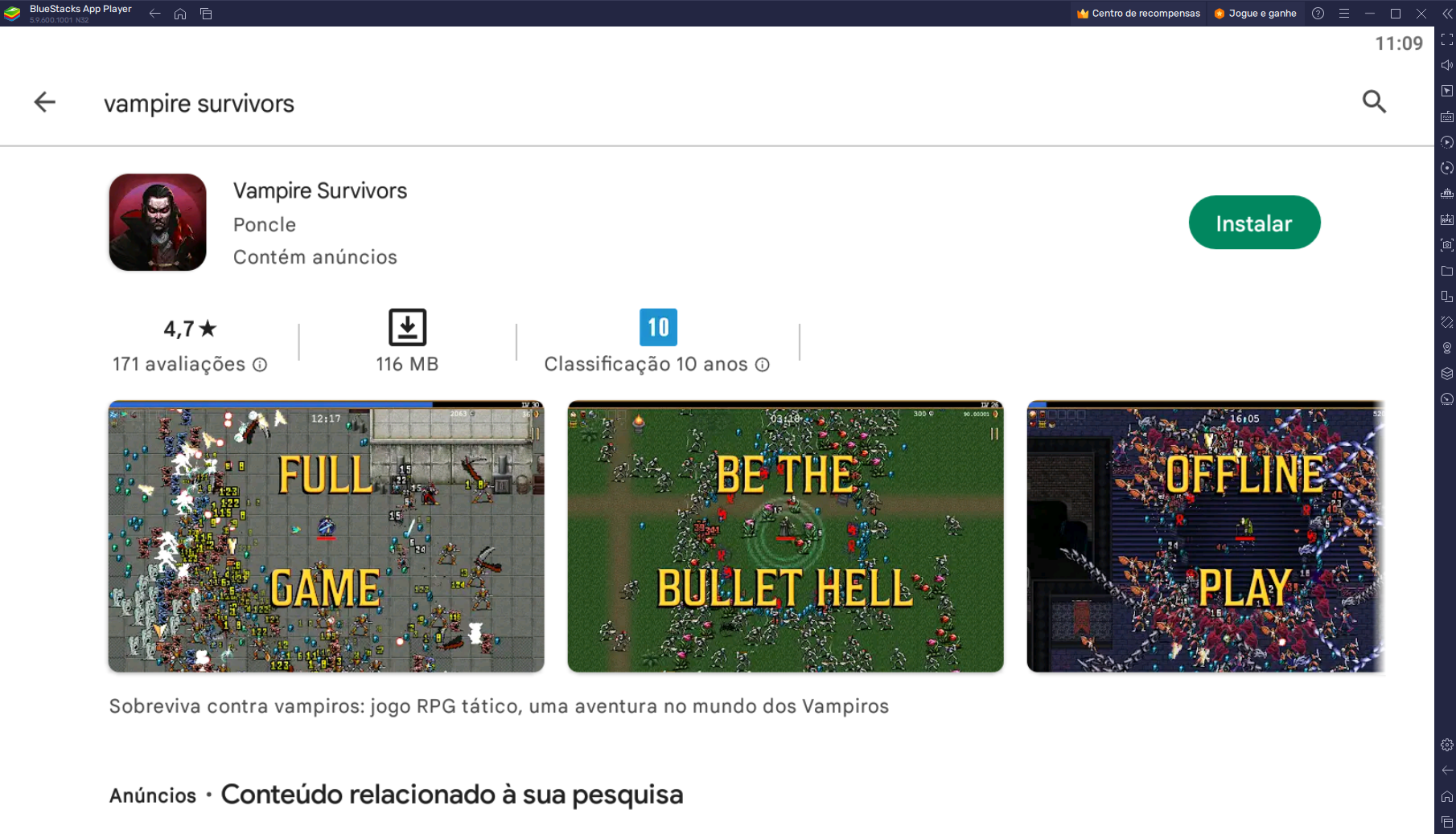 Como jogar Vampire Survivors no PC de GRAÇA com o BlueStacks