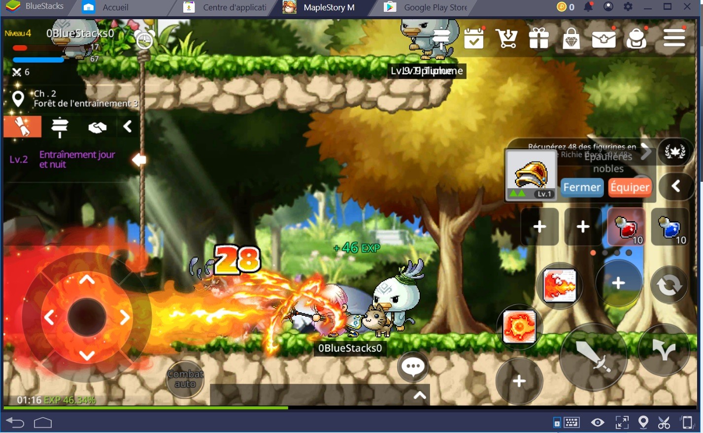 Farmez plus vite dans MapleStory M grâce au Combo Key de BlueStacks