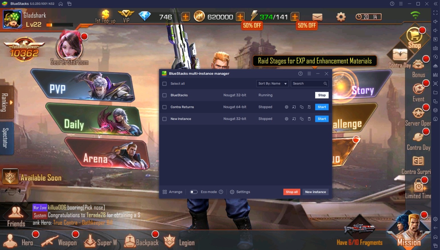 How to Play Contra Returns on PC with BlueStacks