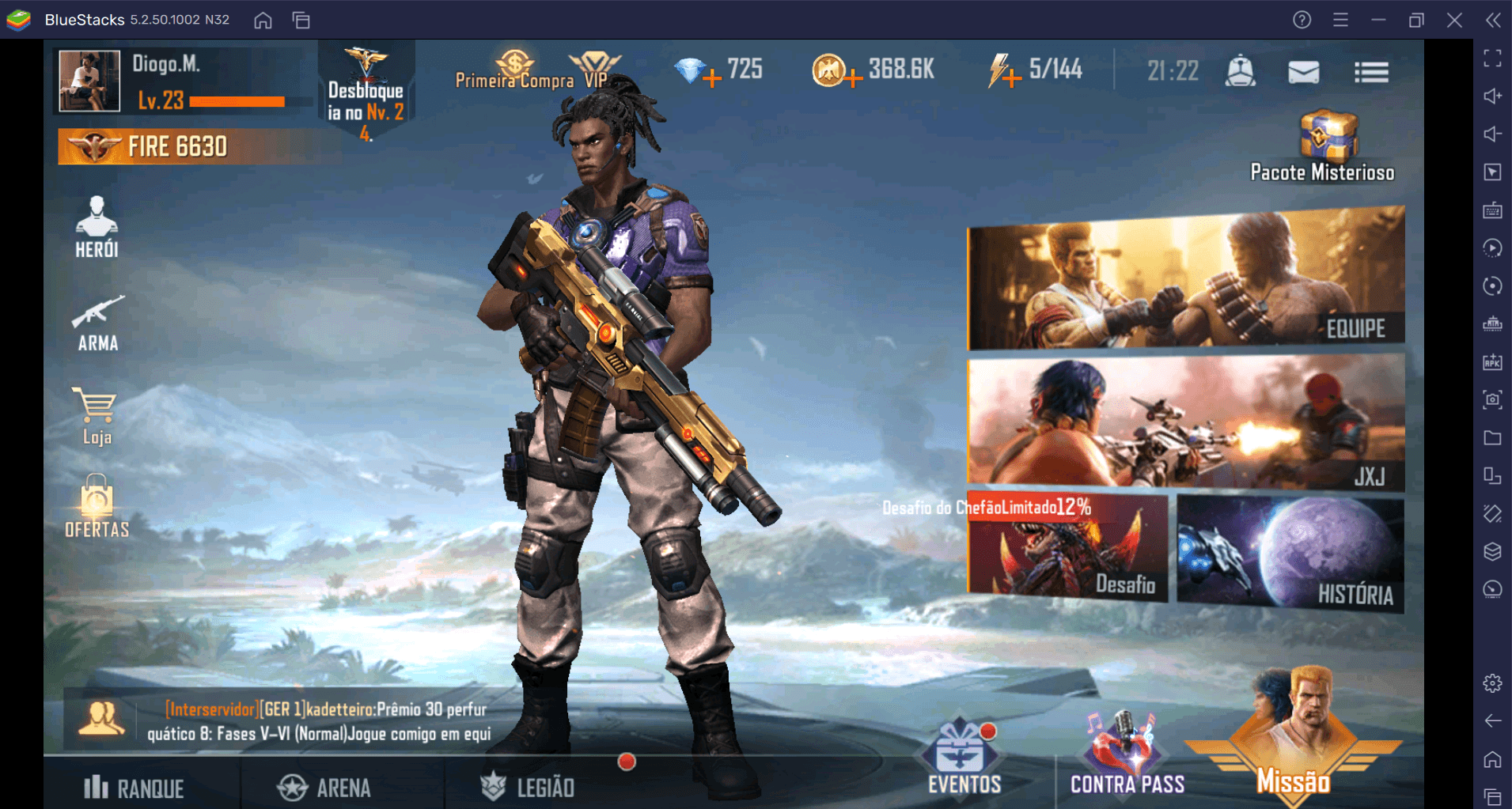 Como Jogar Contra Returns no PC com BlueStacks