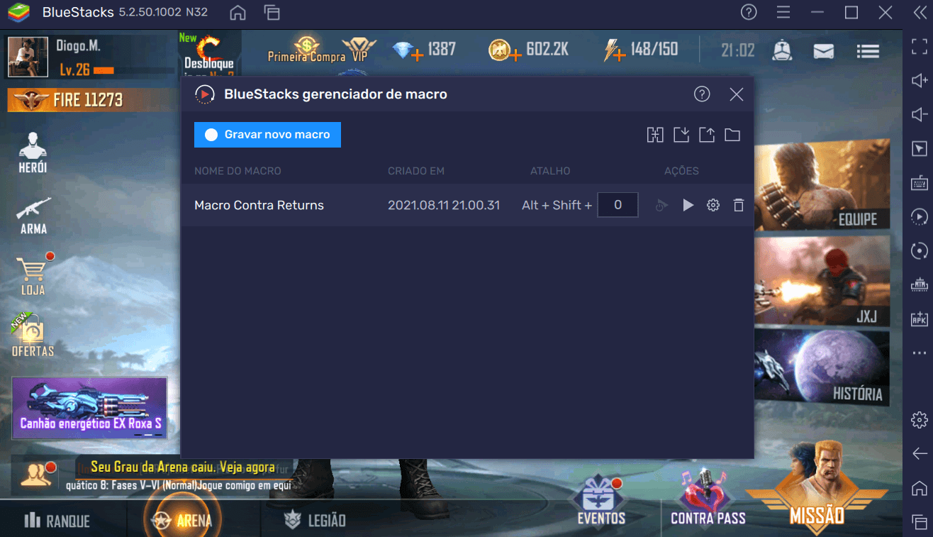 Como Jogar Contra Returns no PC com BlueStacks