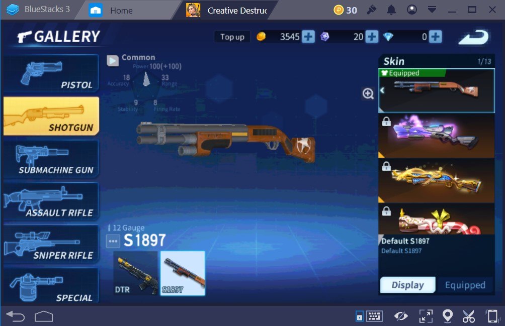 Creative Destruction Weapons Guide